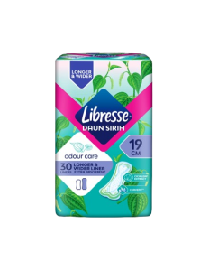 Libresse Daun Sirih Longer & Wider Panty Liner 19cm