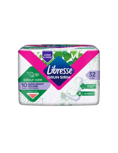 Libresse Daun Sirih Wider Back Night Wing 32cm