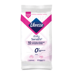 Daily SensitiV Hypoallergenic Intimate Wipes 10 Sheets